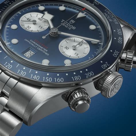 tudor black bay chrono blue boutique edition